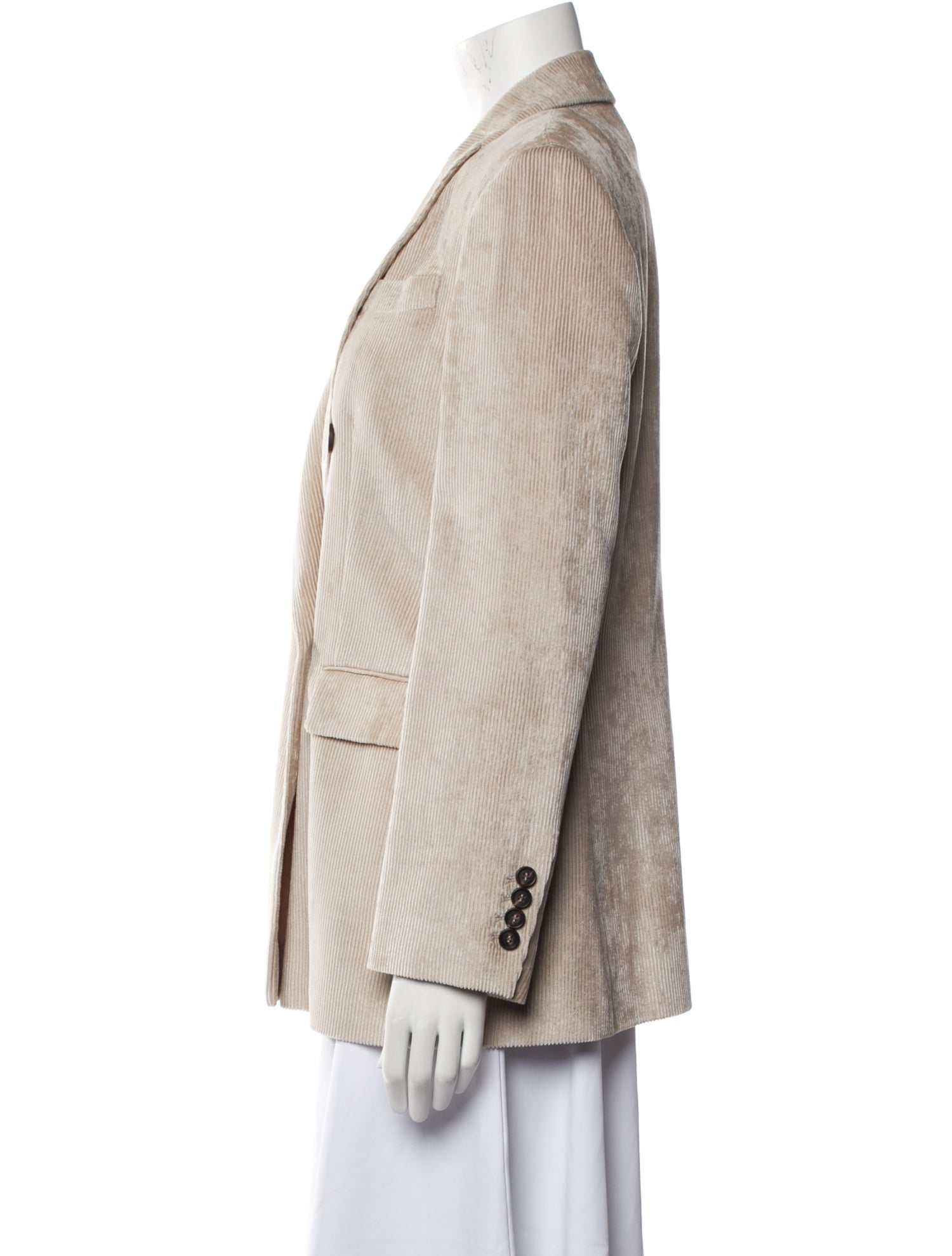 Brunello Cucinelli Corduroy Striped Blazer w/ Tags