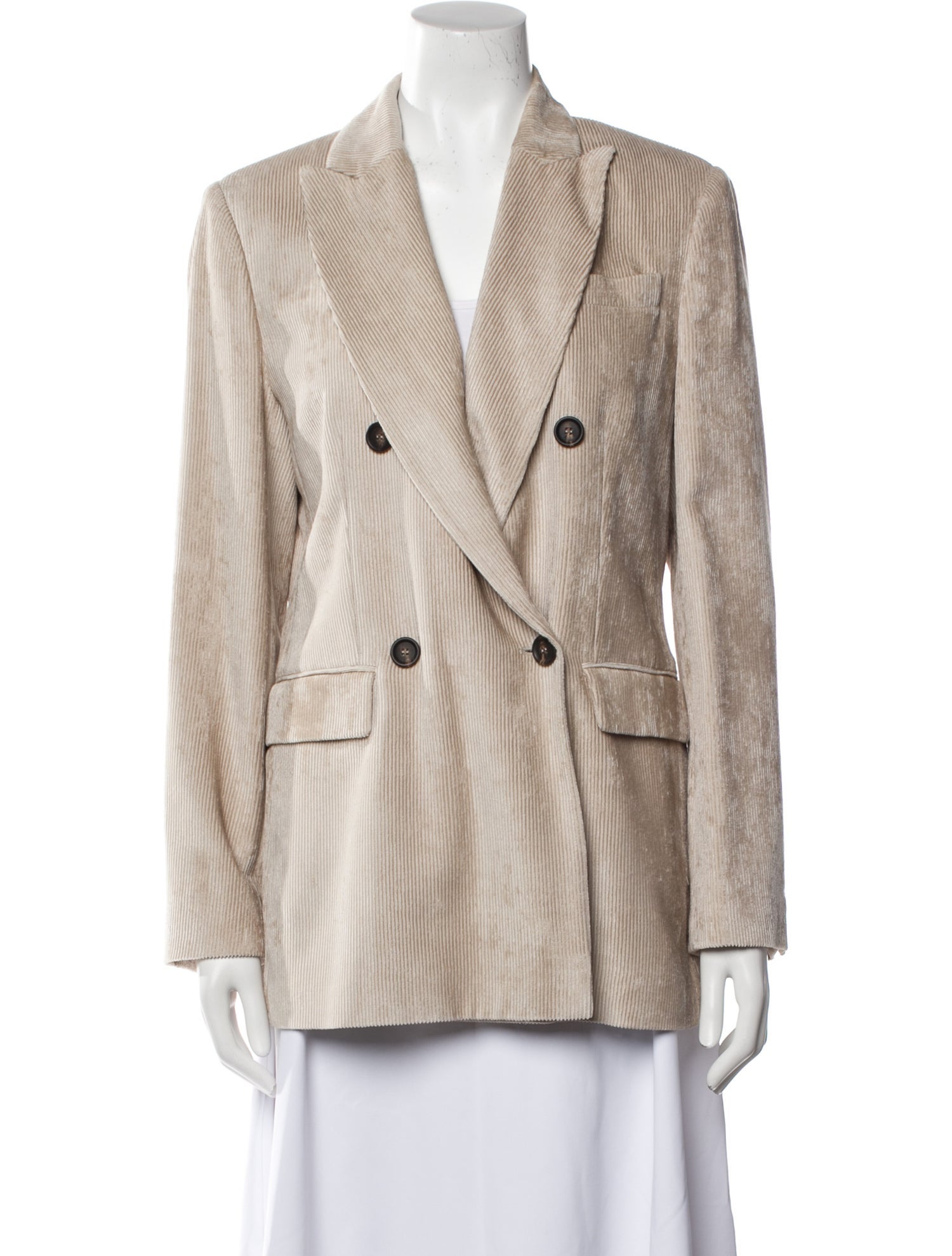 Brunello Cucinelli Corduroy Striped Blazer