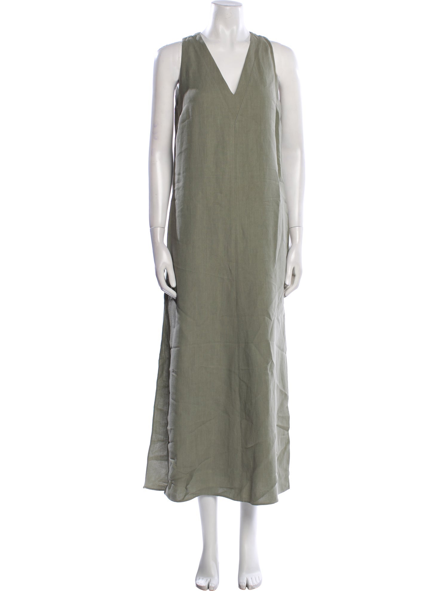 Brunello Cucinelli V-Neck Long Dress