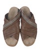 Brunello Cucinelli Monili Leather Slides