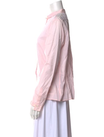 Brunello Cucinelli Long Sleeve Button-Up Top