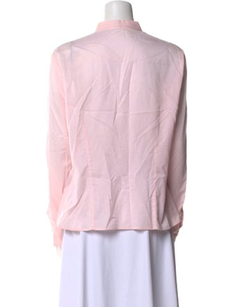 Brunello Cucinelli Long Sleeve Button-Up Top