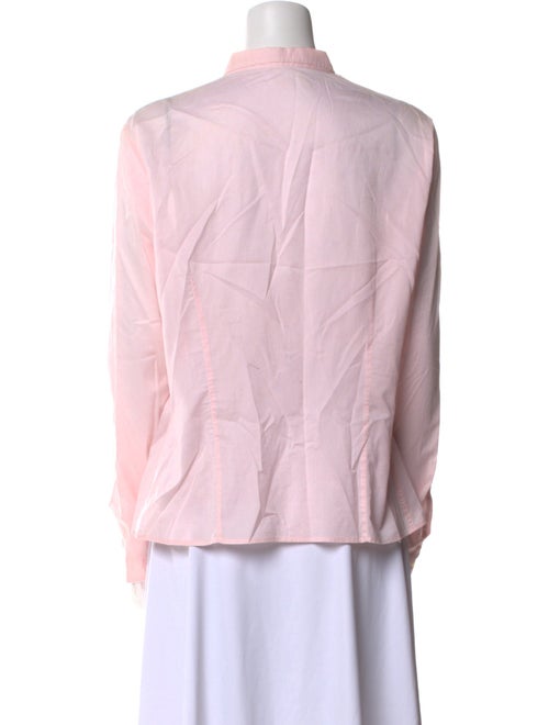 Brunello Cucinelli Long Sleeve Button-Up Top