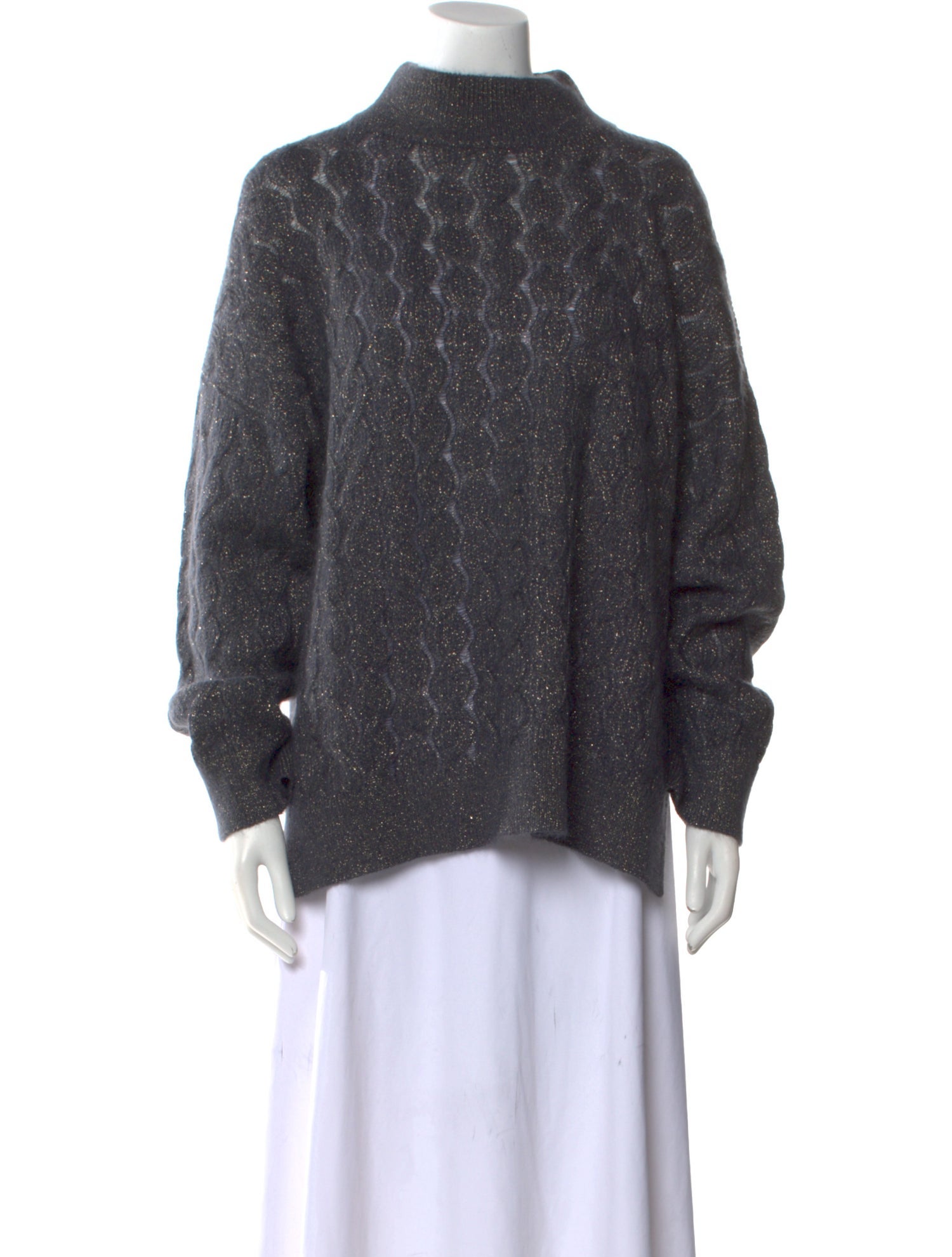Brunello Cucinelli Mohair Turtleneck Sweater