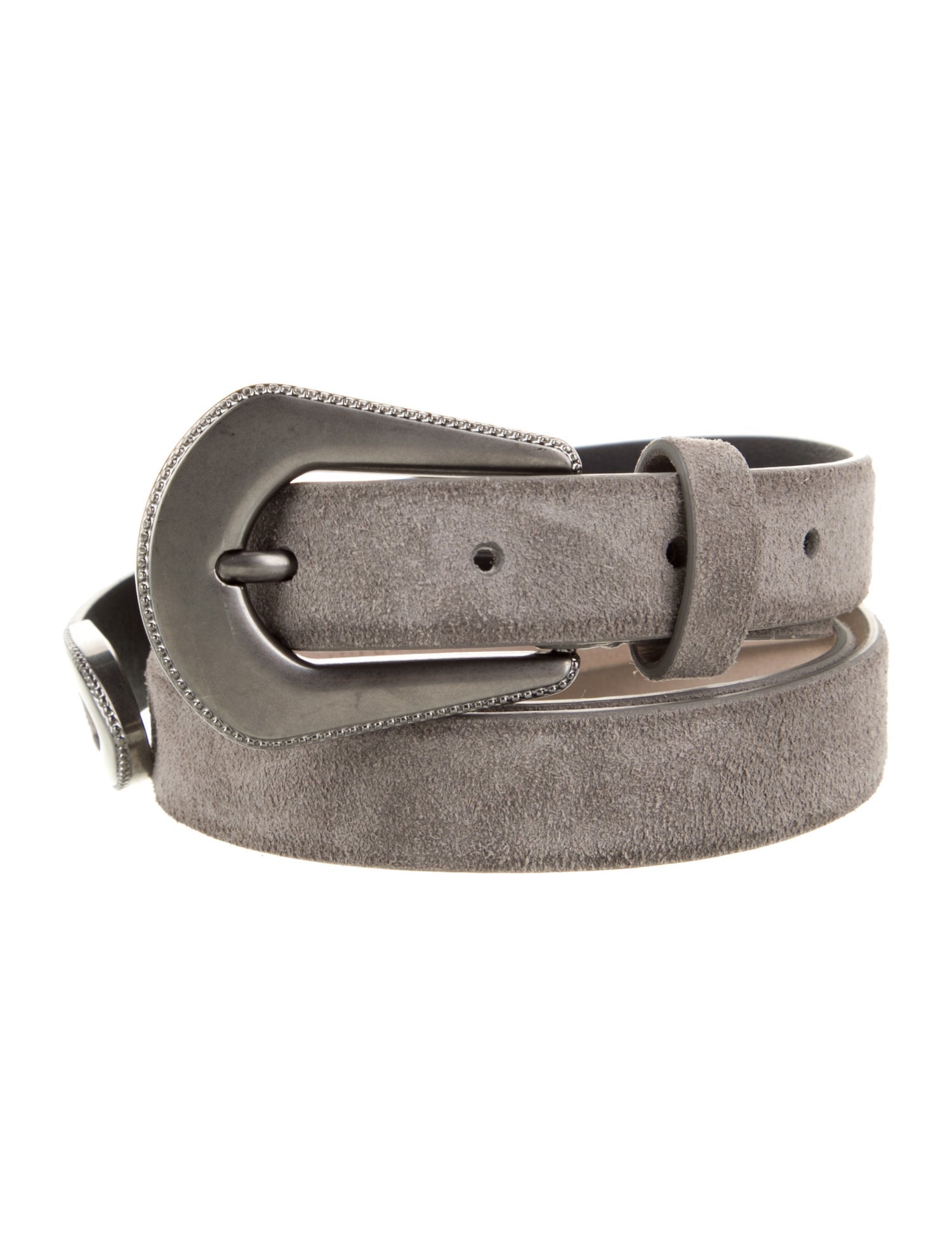 Brunello Cucinelli Skinny Suede Belt w/ Tags