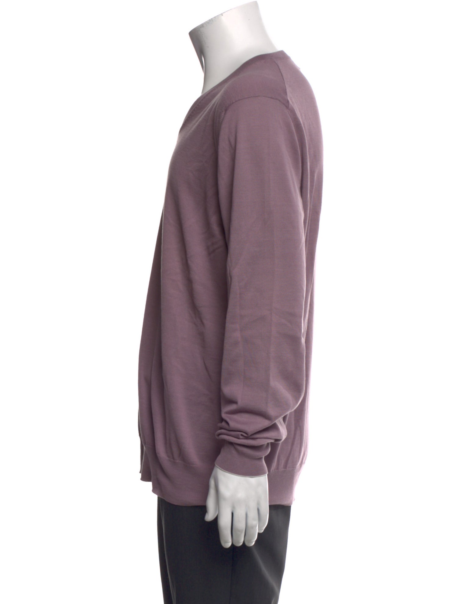 Brunello Cucinelli V-Neck Long Sleeve T-Shirt