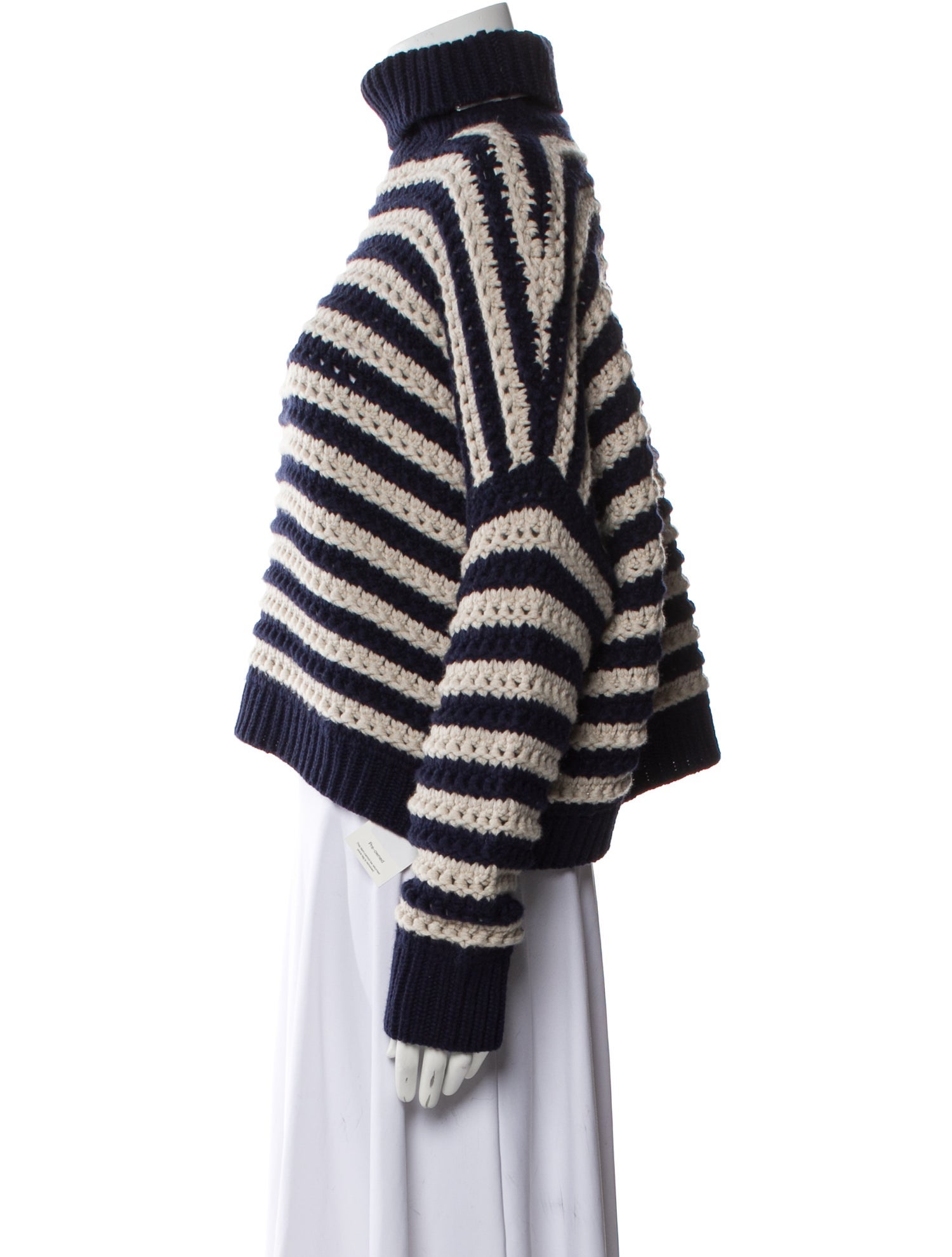 Brunello Cucinelli Virgin Wool Striped Sweater