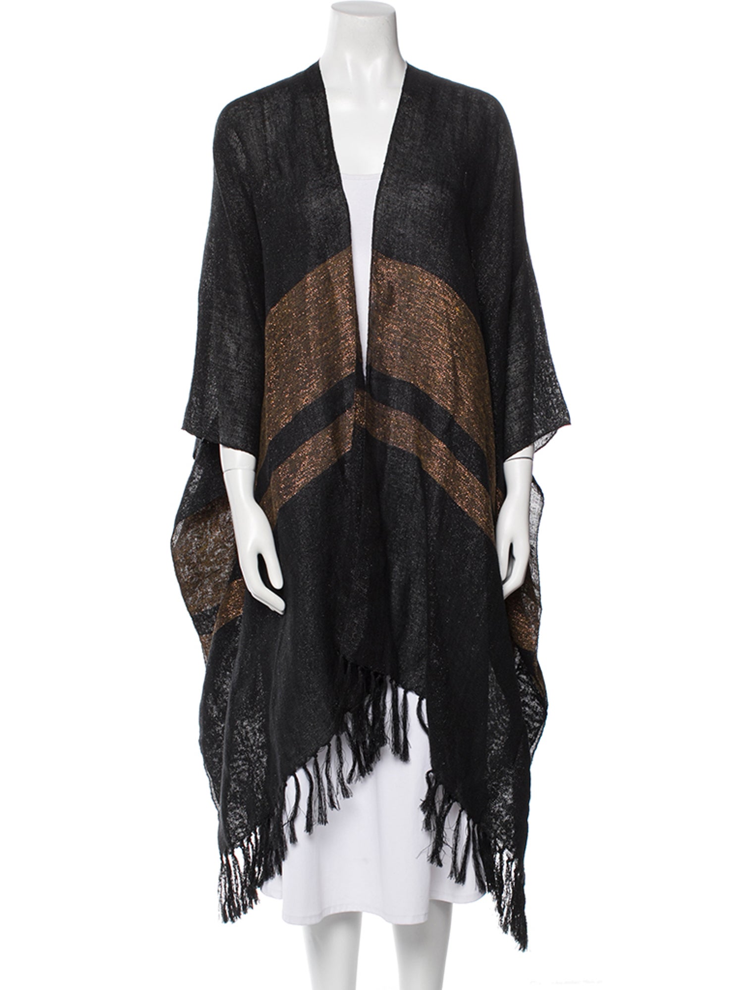 Brunello Cucinelli Merino Wool Colorblock Pattern Shawl