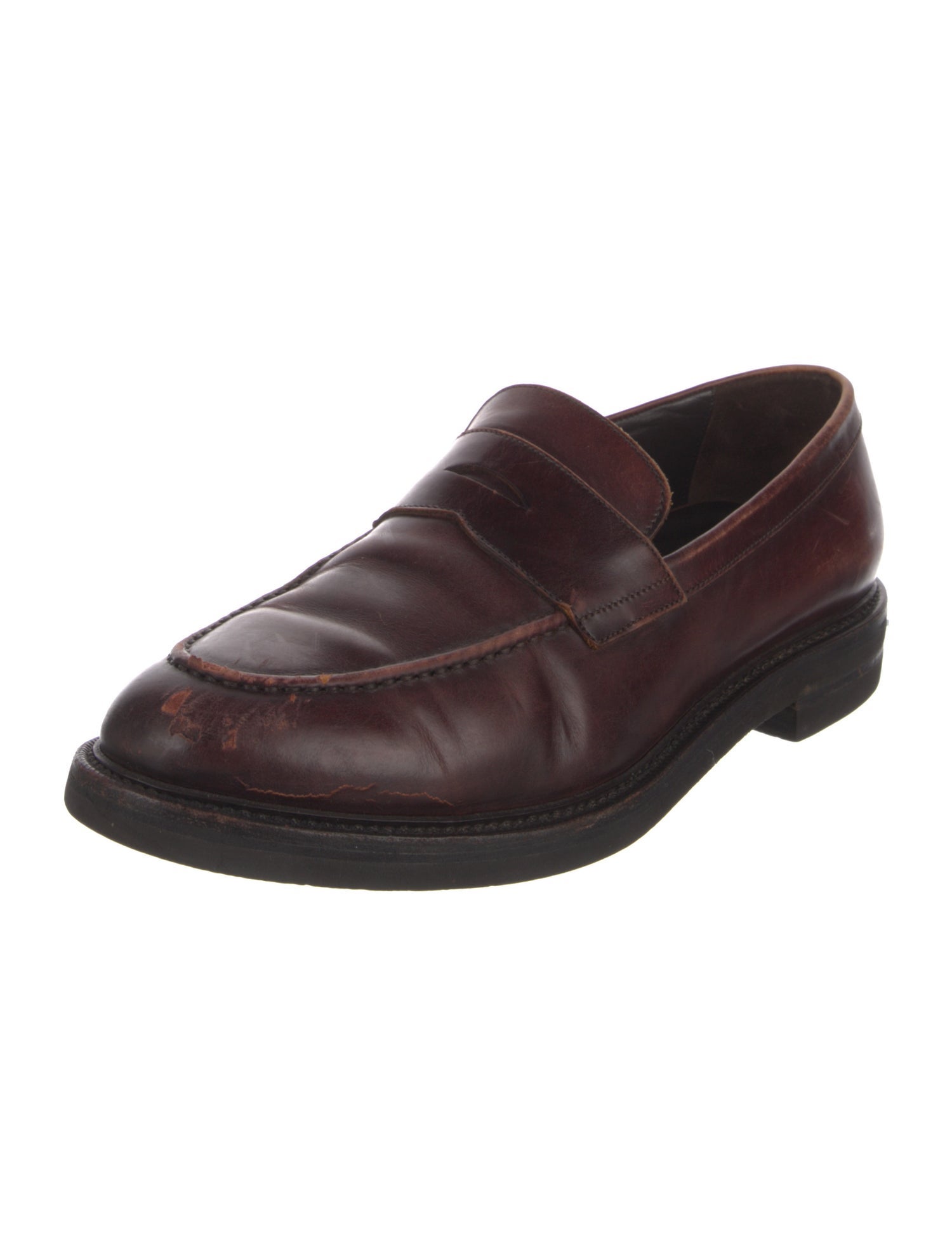 Brunello Cucinelli Leather Dress Loafers