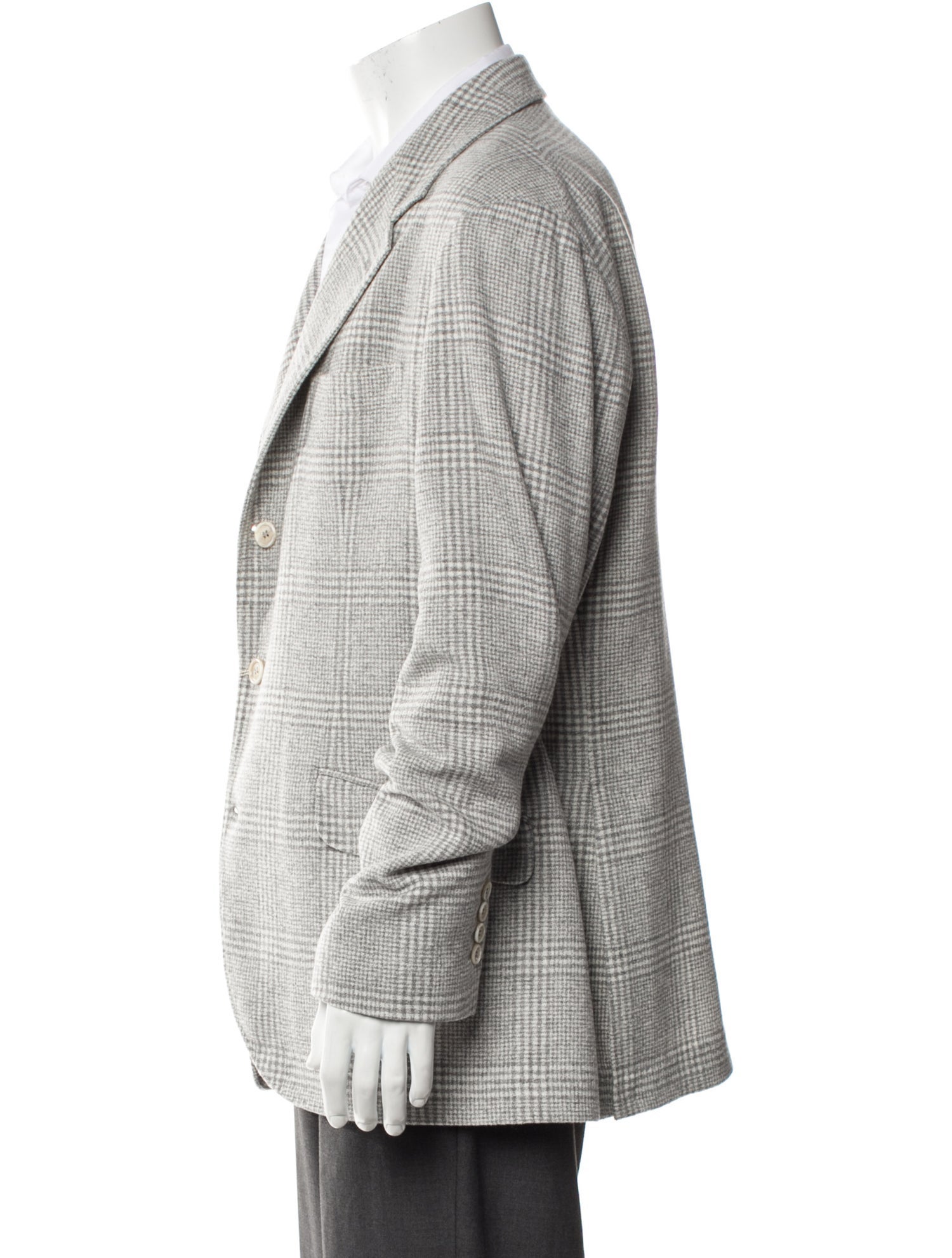 Brunello Cucinelli Plaid Print Blazer w/ Tags