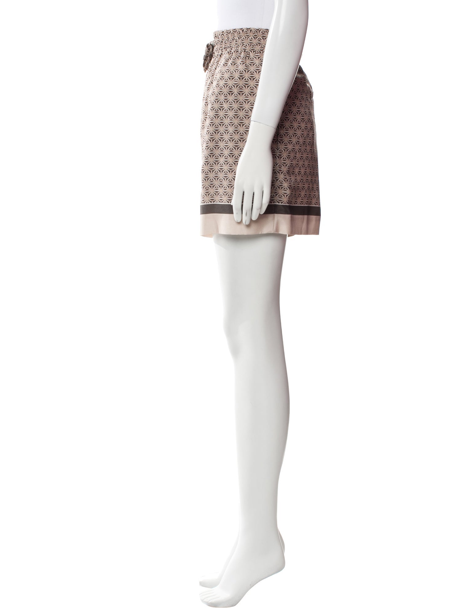 Brunello Cucinelli Silk Mini Shorts w/ Tags