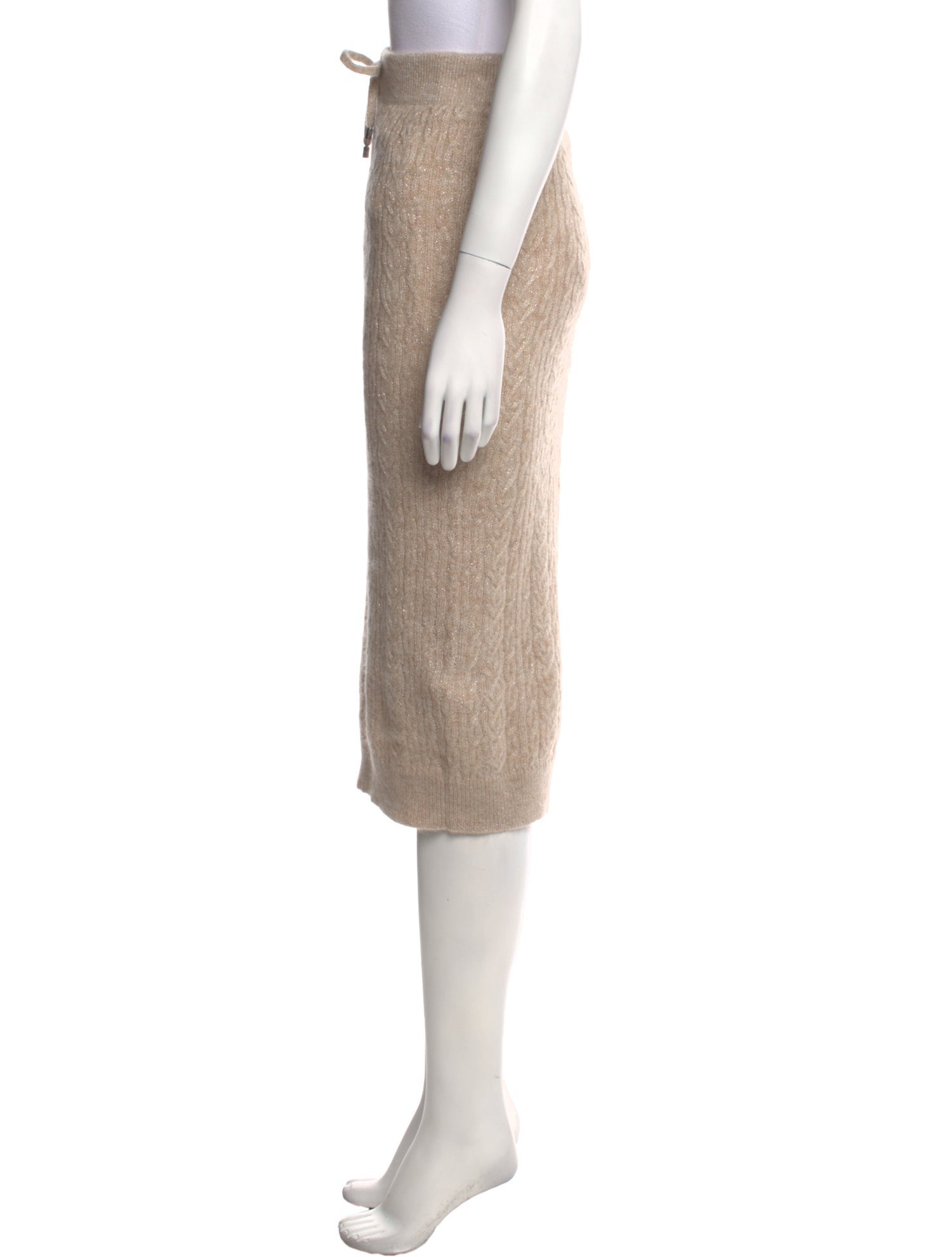 Brunello Cucinelli Mohair Knee-Length Skirt