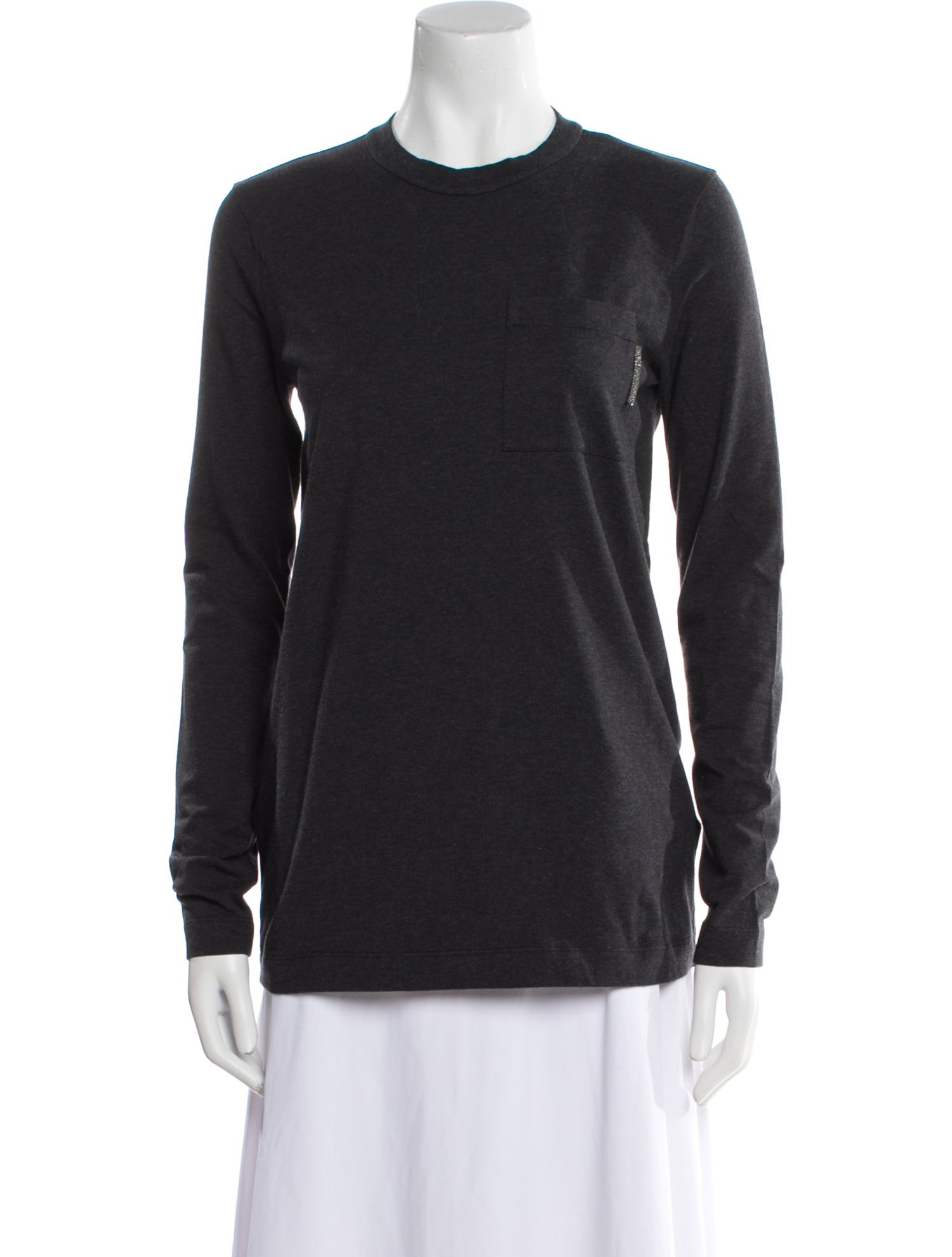 Brunello Cucinelli Crew Neck Long Sleeve Sweatshirt w/ Tags