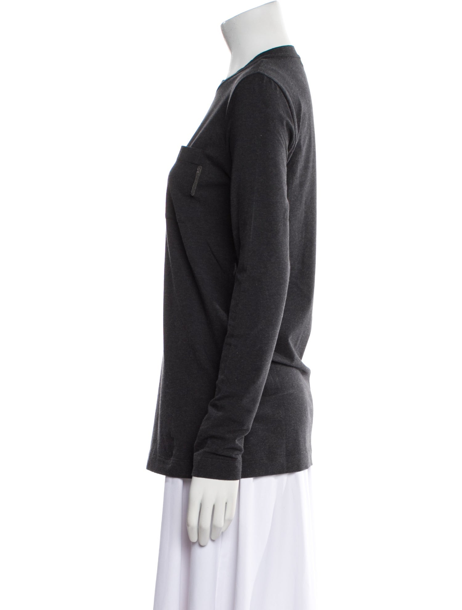 Brunello Cucinelli Crew Neck Long Sleeve Sweatshirt w/ Tags