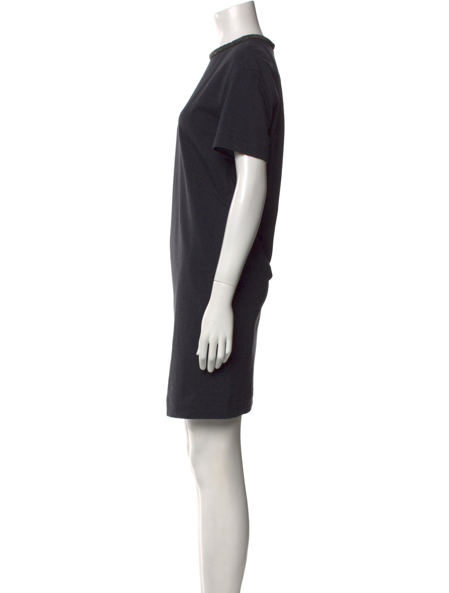 Brunello Cucinelli Crew Neck Mini Dress w/ Tags