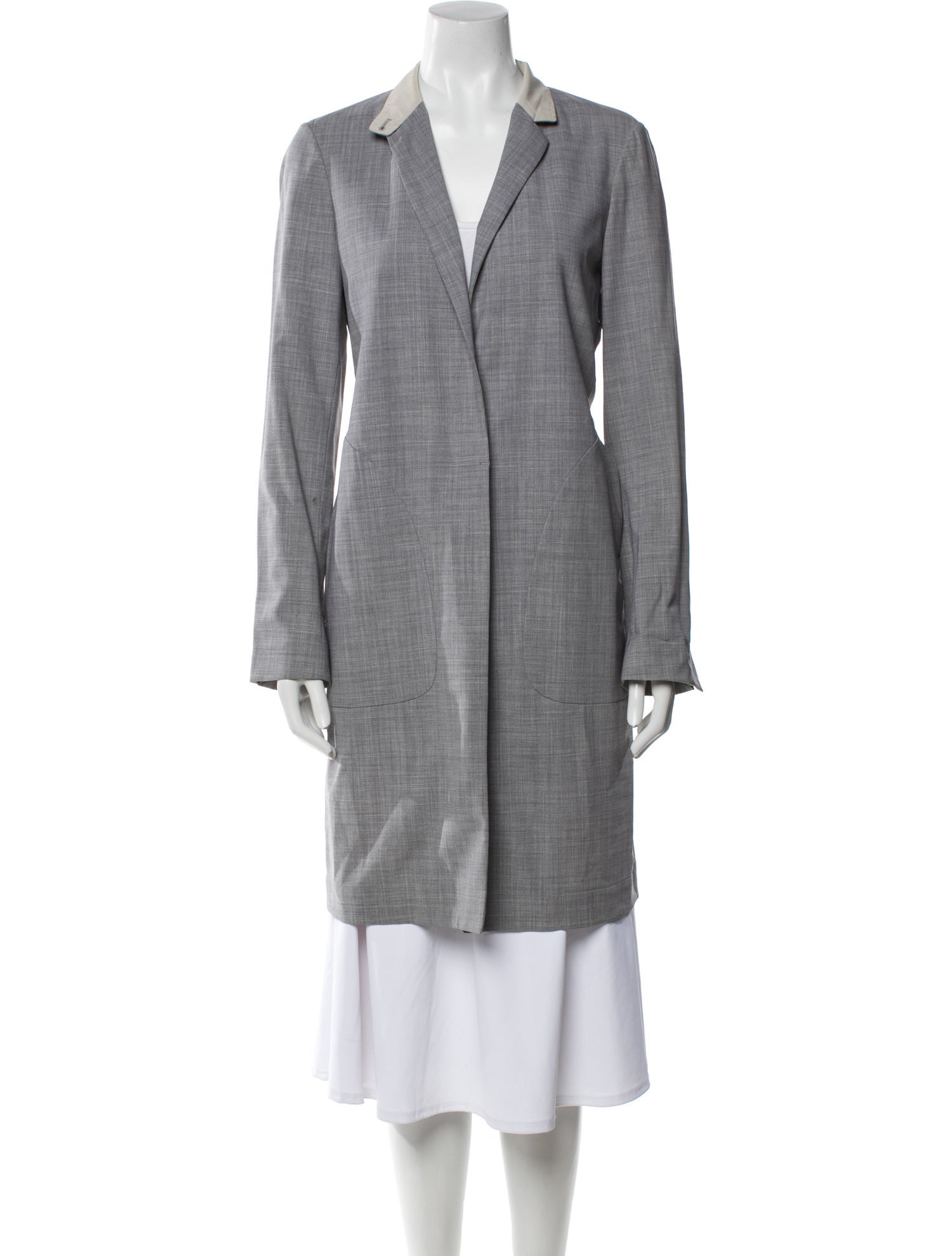 Brunello Cucinelli Virgin Wool Trench Coat