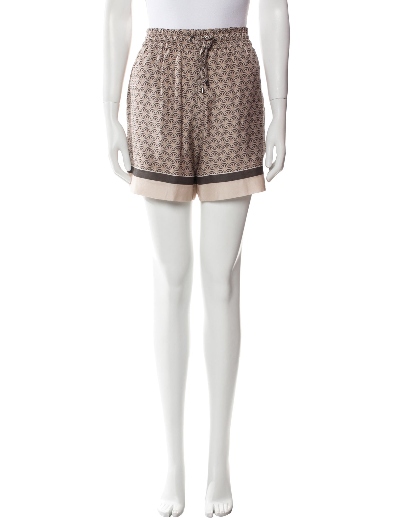 Brunello Cucinelli Silk Mini Shorts w/ Tags