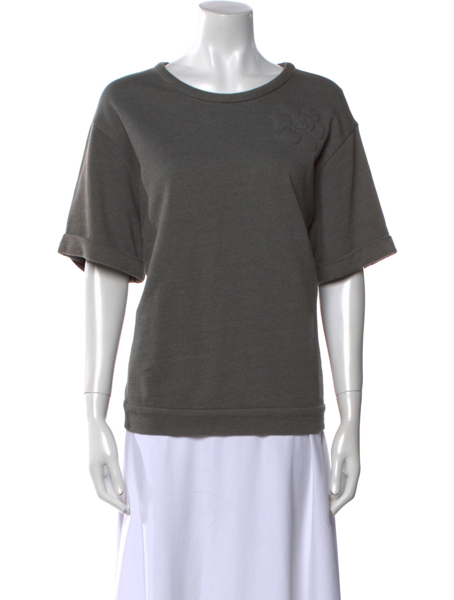 Brunello Cucinelli Bateau Neckline Short Sleeve T-Shirt