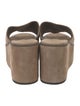 Brunello Cucinelli Monili Suede Slides