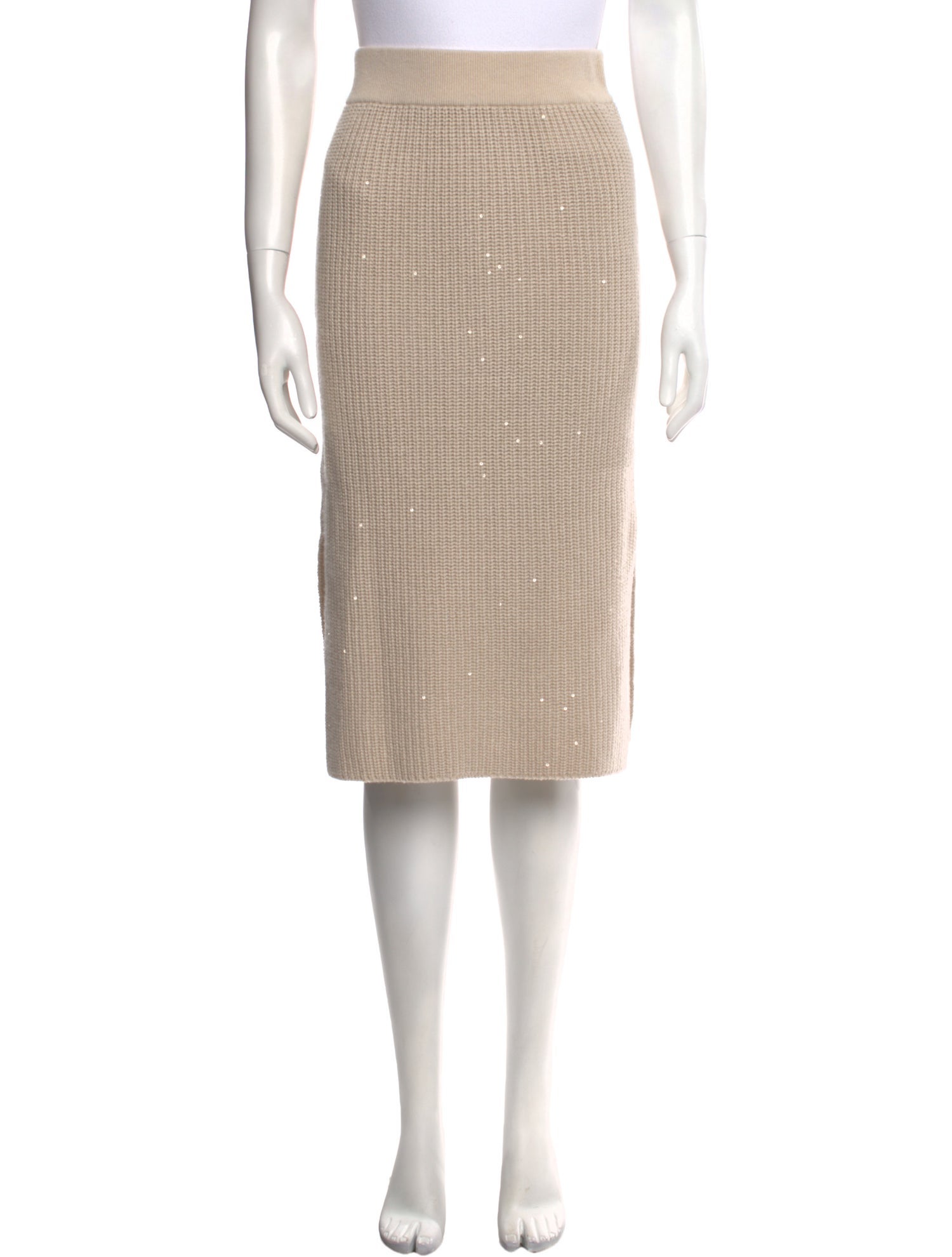 Brunello Cucinelli Cashmere Knee-Length Skirt