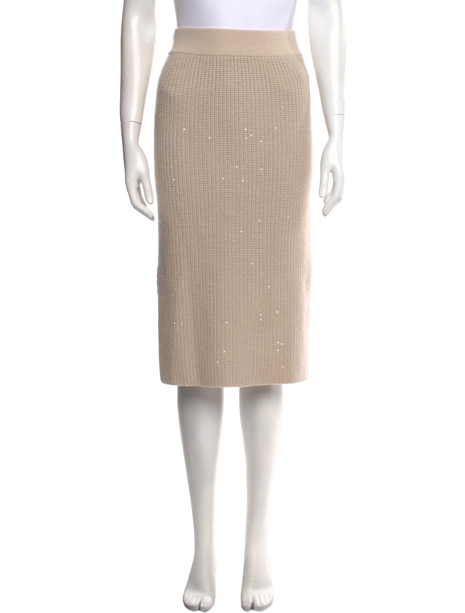 Brunello Cucinelli Cashmere Knee-Length Skirt