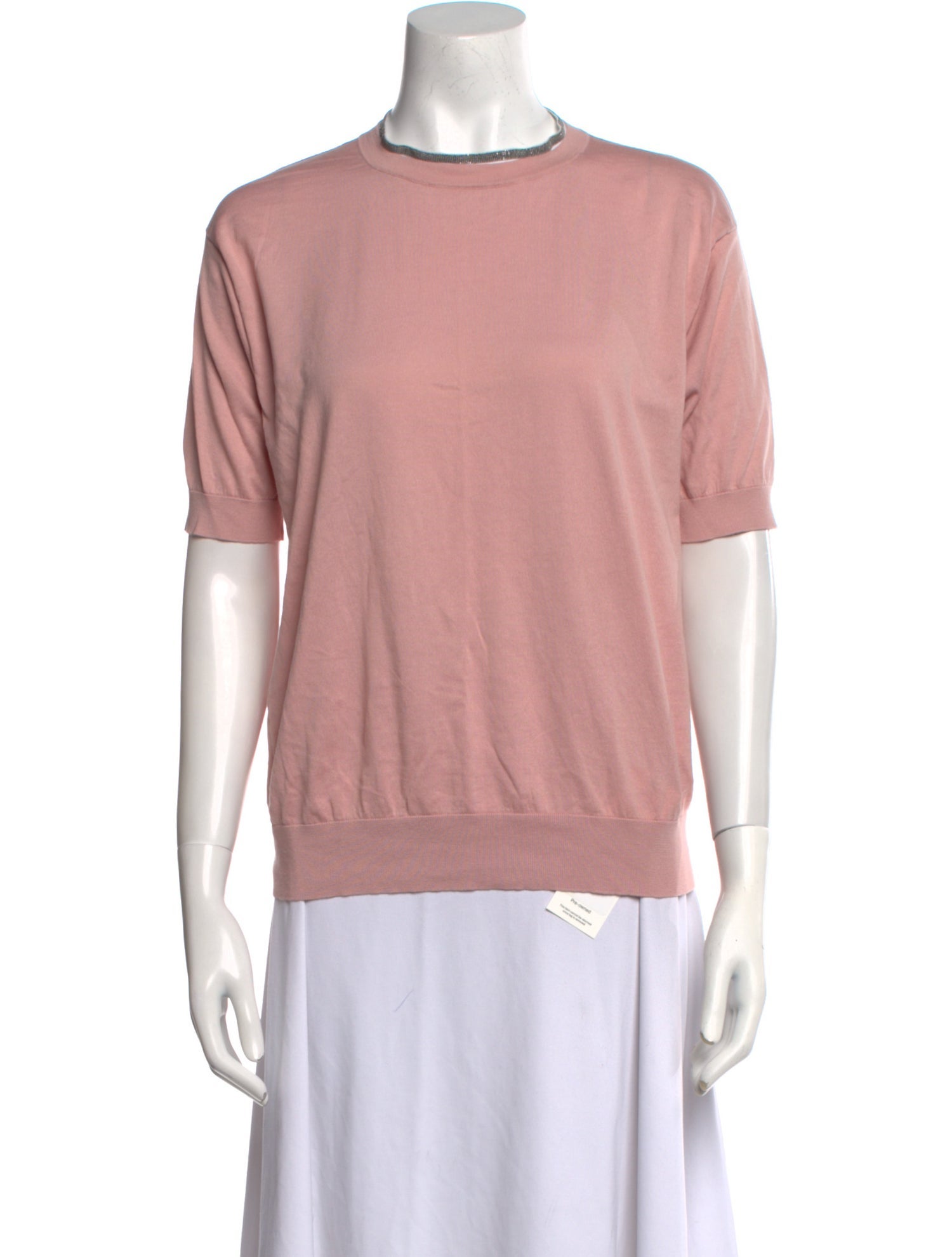 Brunello Cucinelli Crew Neck Short Sleeve T-Shirt
