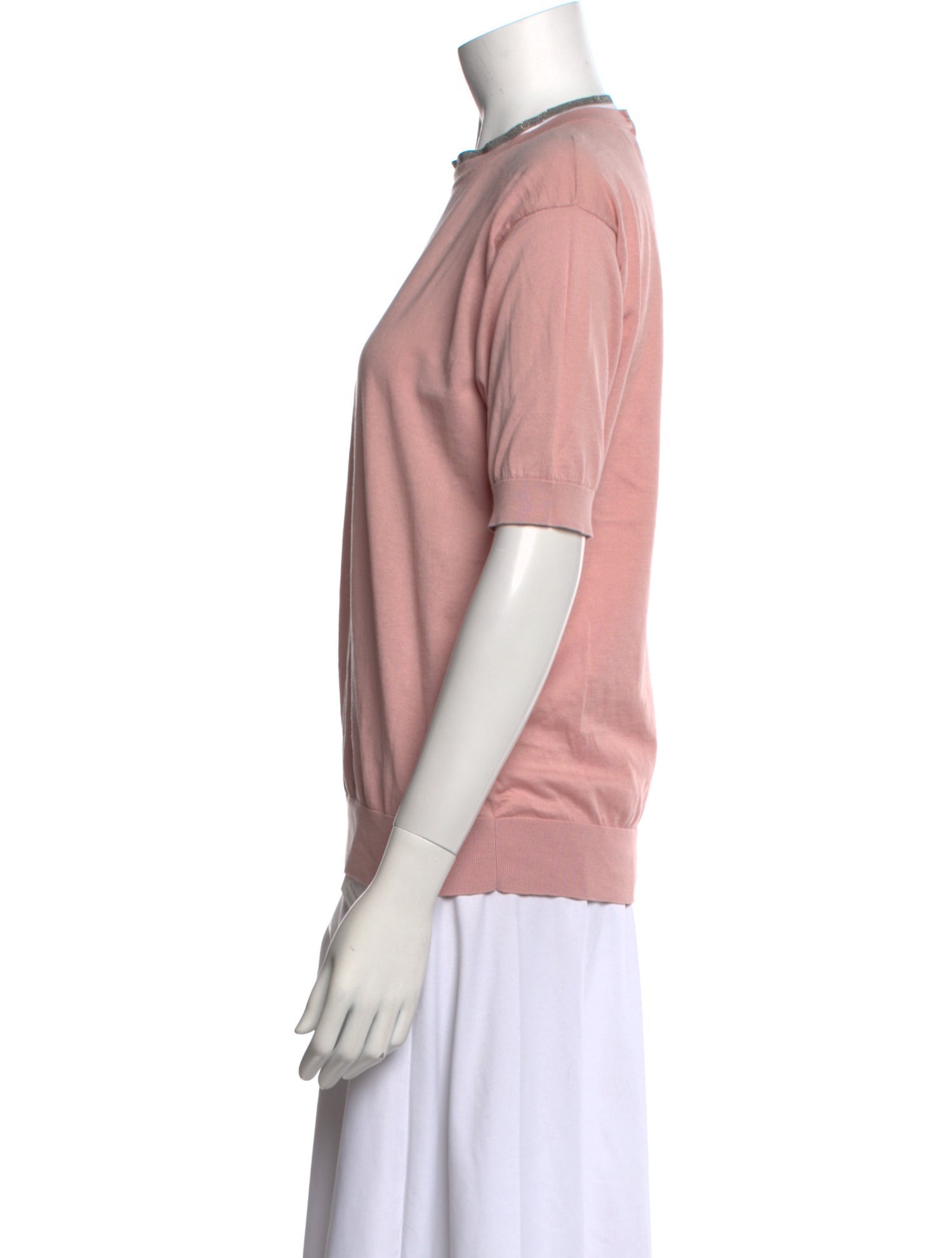 Brunello Cucinelli Crew Neck Short Sleeve T-Shirt