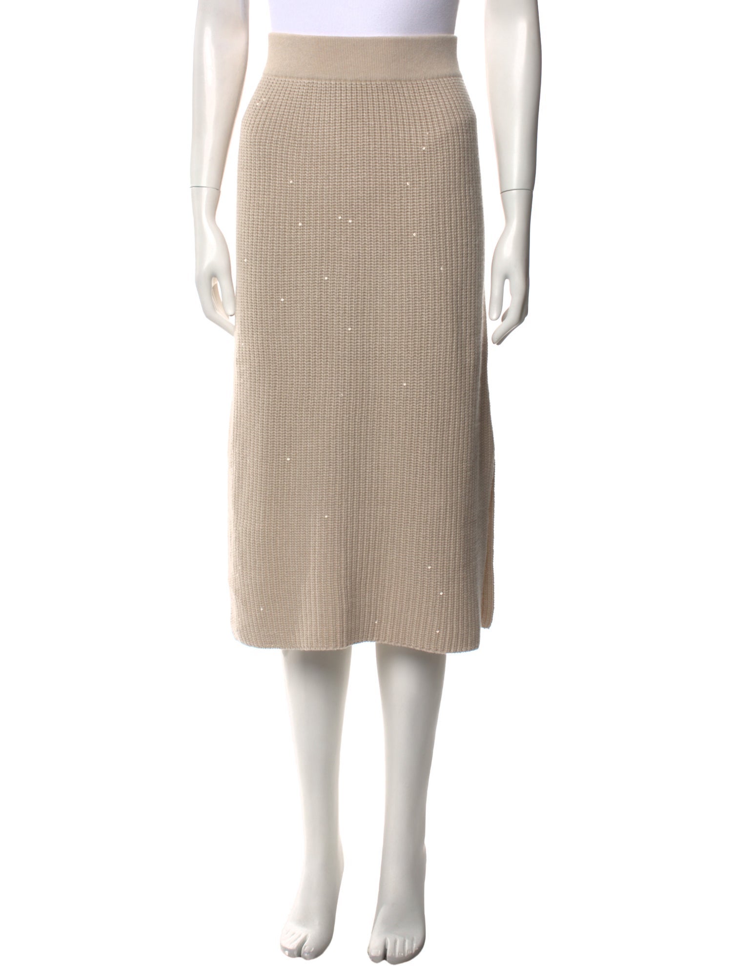 Brunello Cucinelli Cashmere Knee-Length Skirt w/ Tags