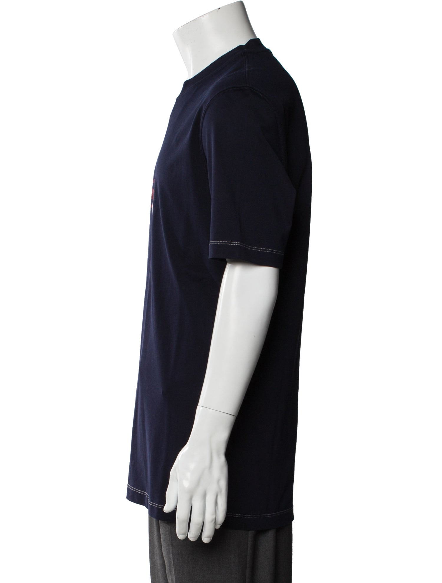 Brunello Cucinelli Graphic Print Crew Neck T-Shirt w/ Tags