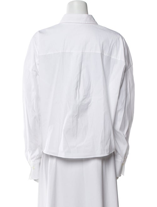 Brunello Cucinelli Long Sleeve Button-Up Top