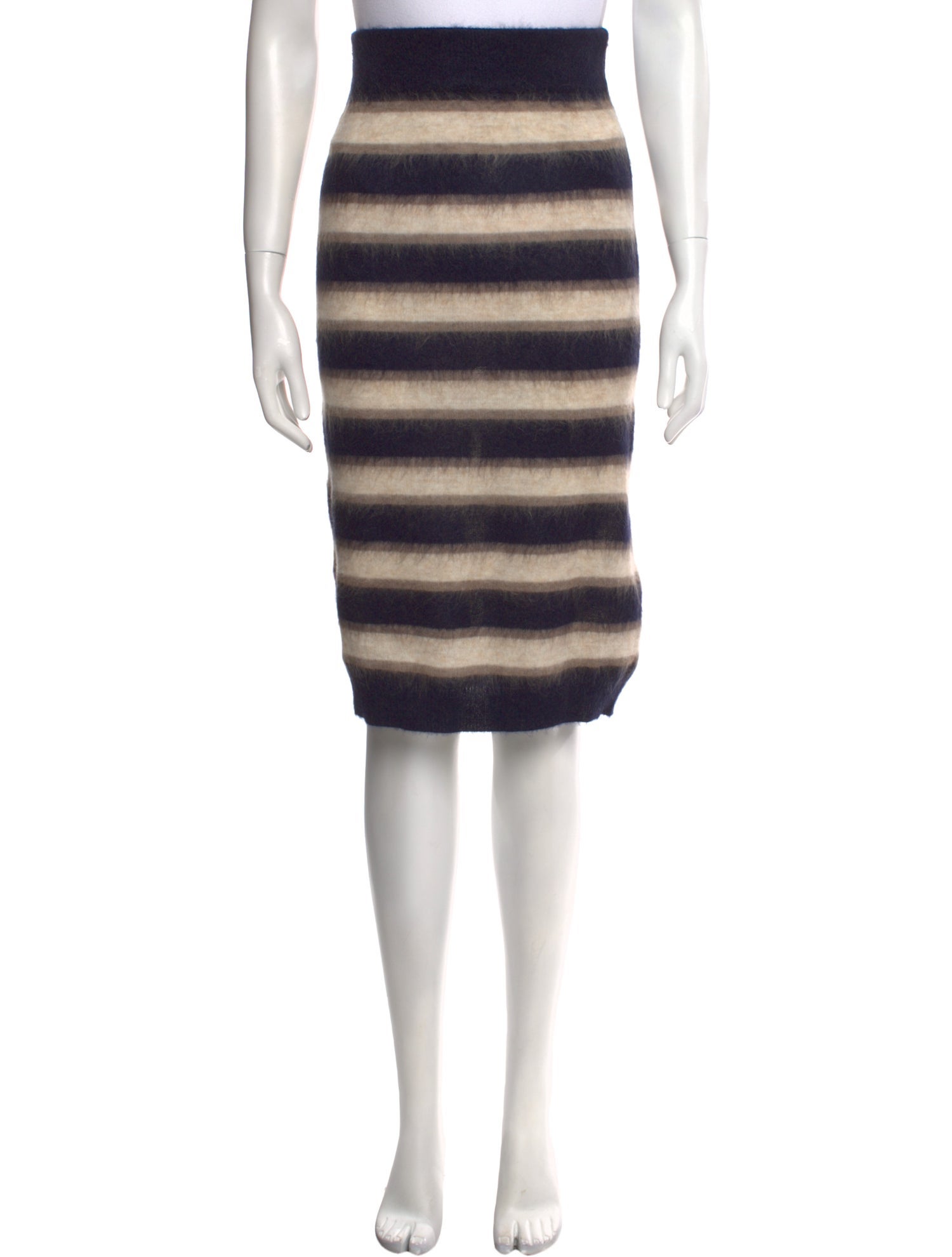 Brunello Cucinelli Mohair Knee-Length Skirt