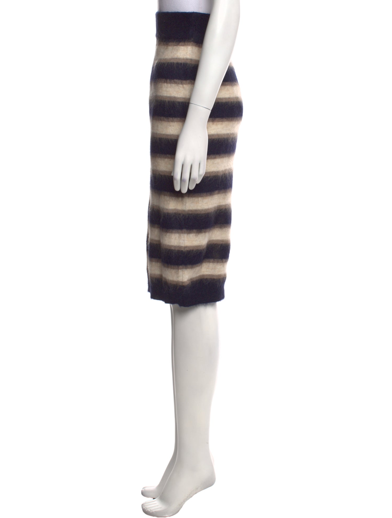 Brunello Cucinelli Mohair Knee-Length Skirt