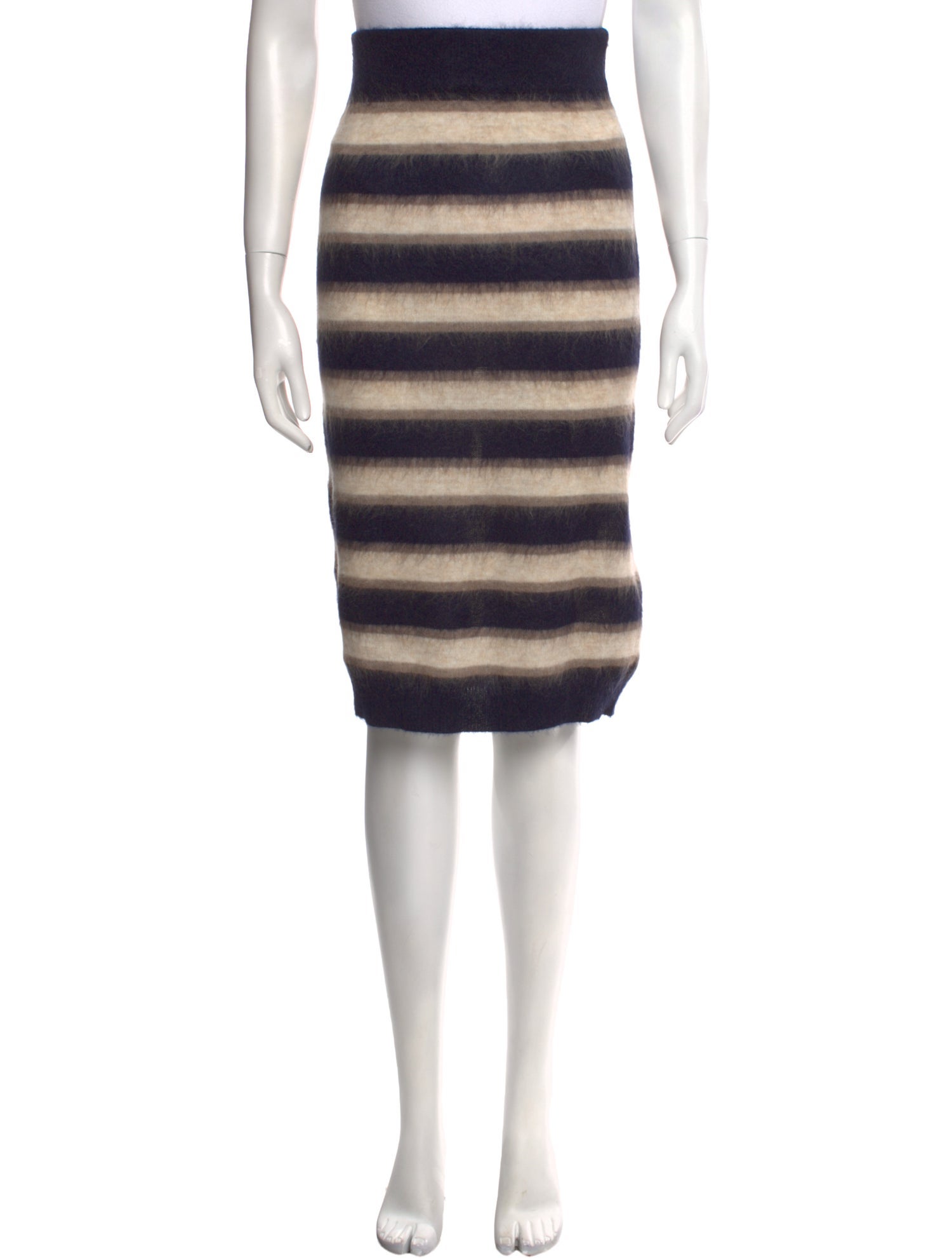 Brunello Cucinelli Mohair Knee-Length Skirt