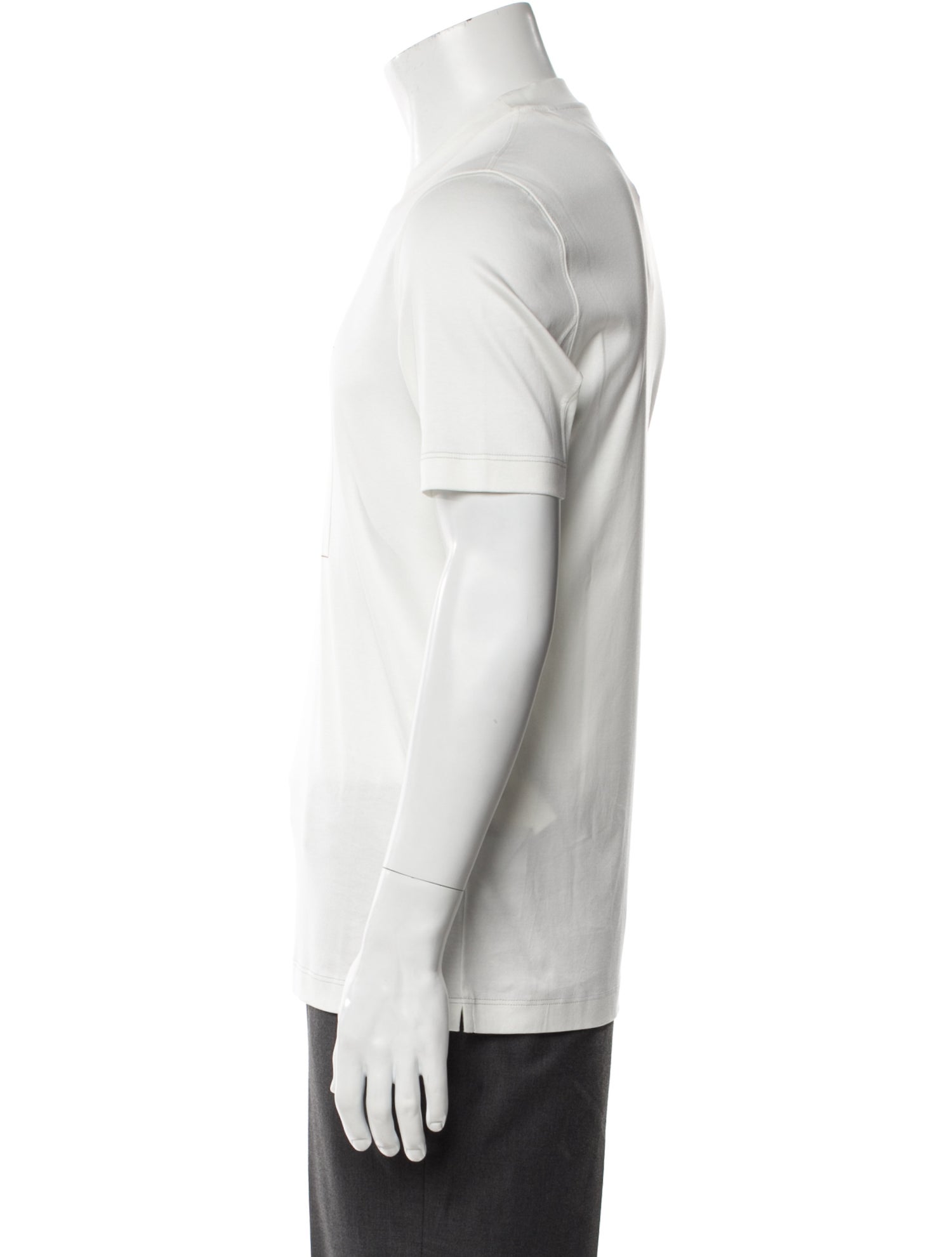 Brunello Cucinelli Graphic Print Crew Neck T-Shirt w/ Tags