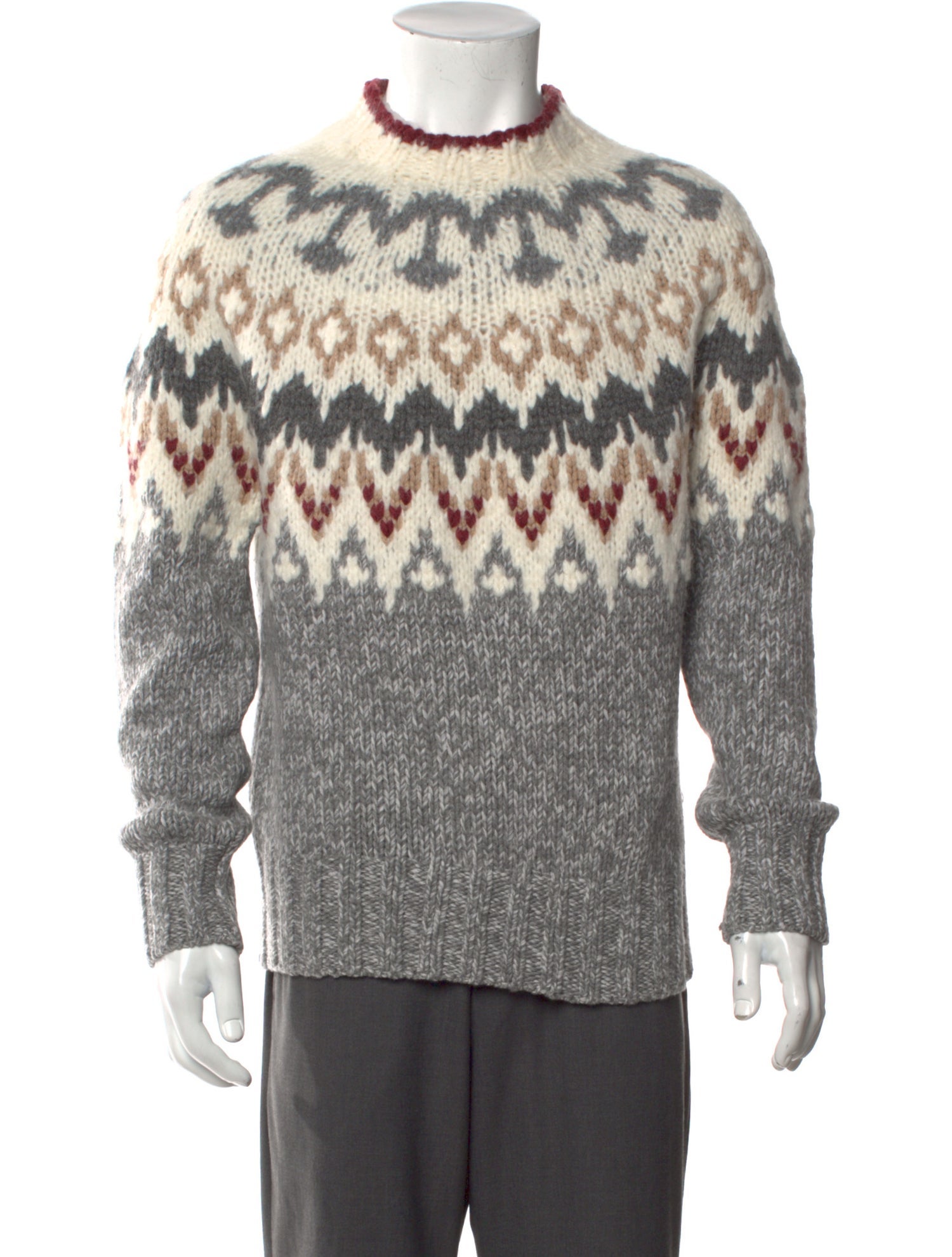Brunello Cucinelli Cashmere Printed Pullover w/ Tags