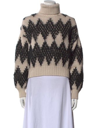 Brunello Cucinelli Virgin Wool Patterned Sweater w/ Tags