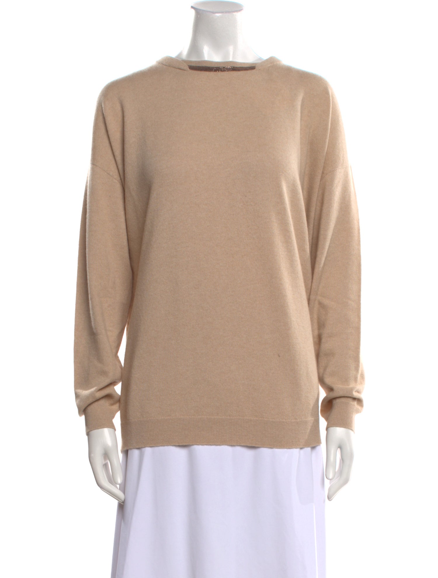 Brunello Cucinelli Cashmere Scoop Neck Sweater w/ Tags