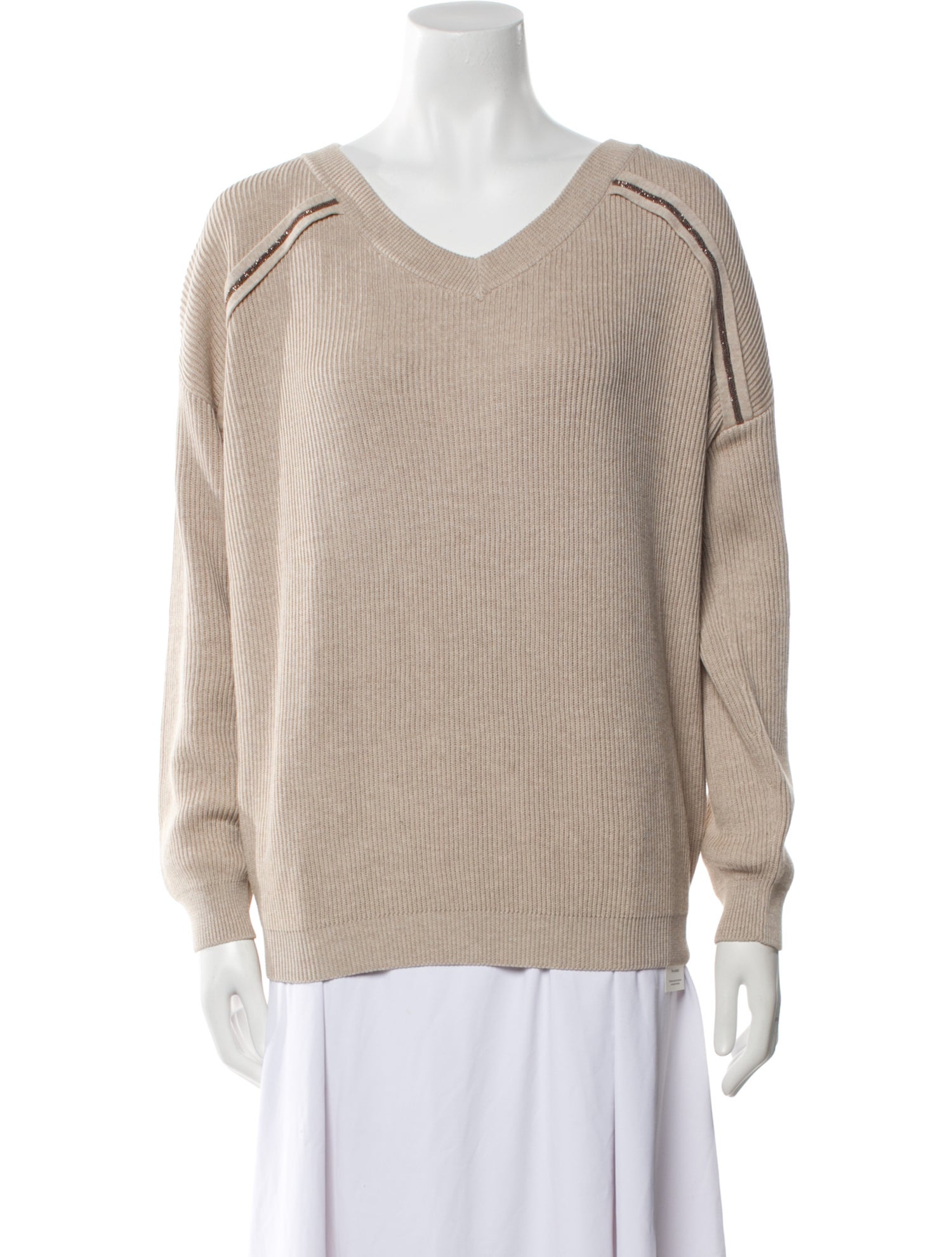 Brunello Cucinelli V-Neck Sweater w/ Tags