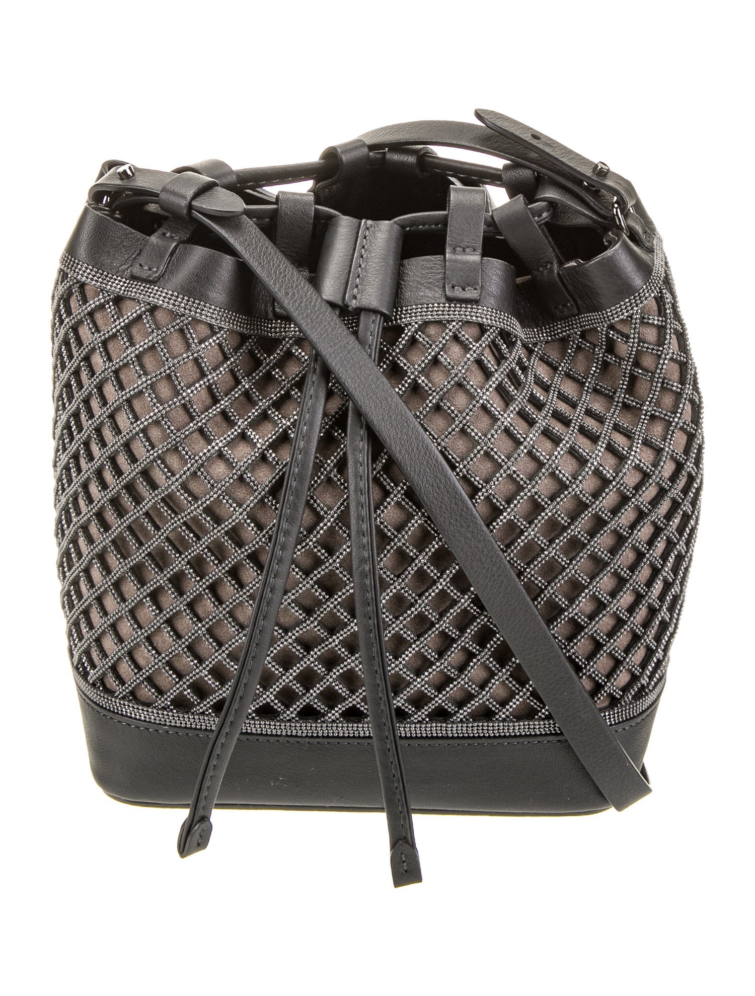 Brunello Cucinelli Leather Bucket Bag