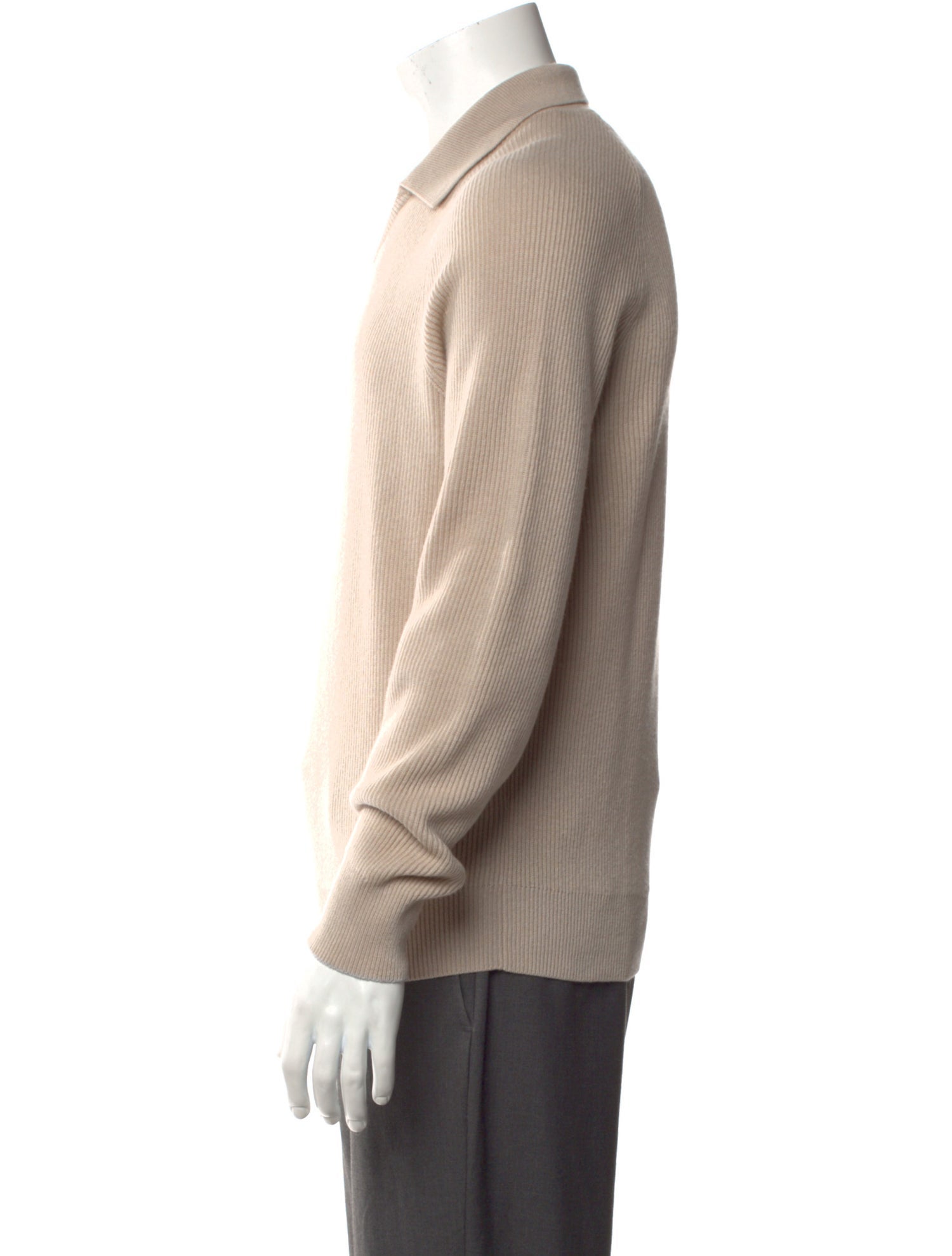 Brunello Cucinelli Cashmere V-Neck Polo Sweater w/ Tags