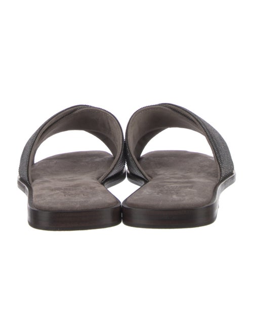 Brunello Cucinelli Suede Slides