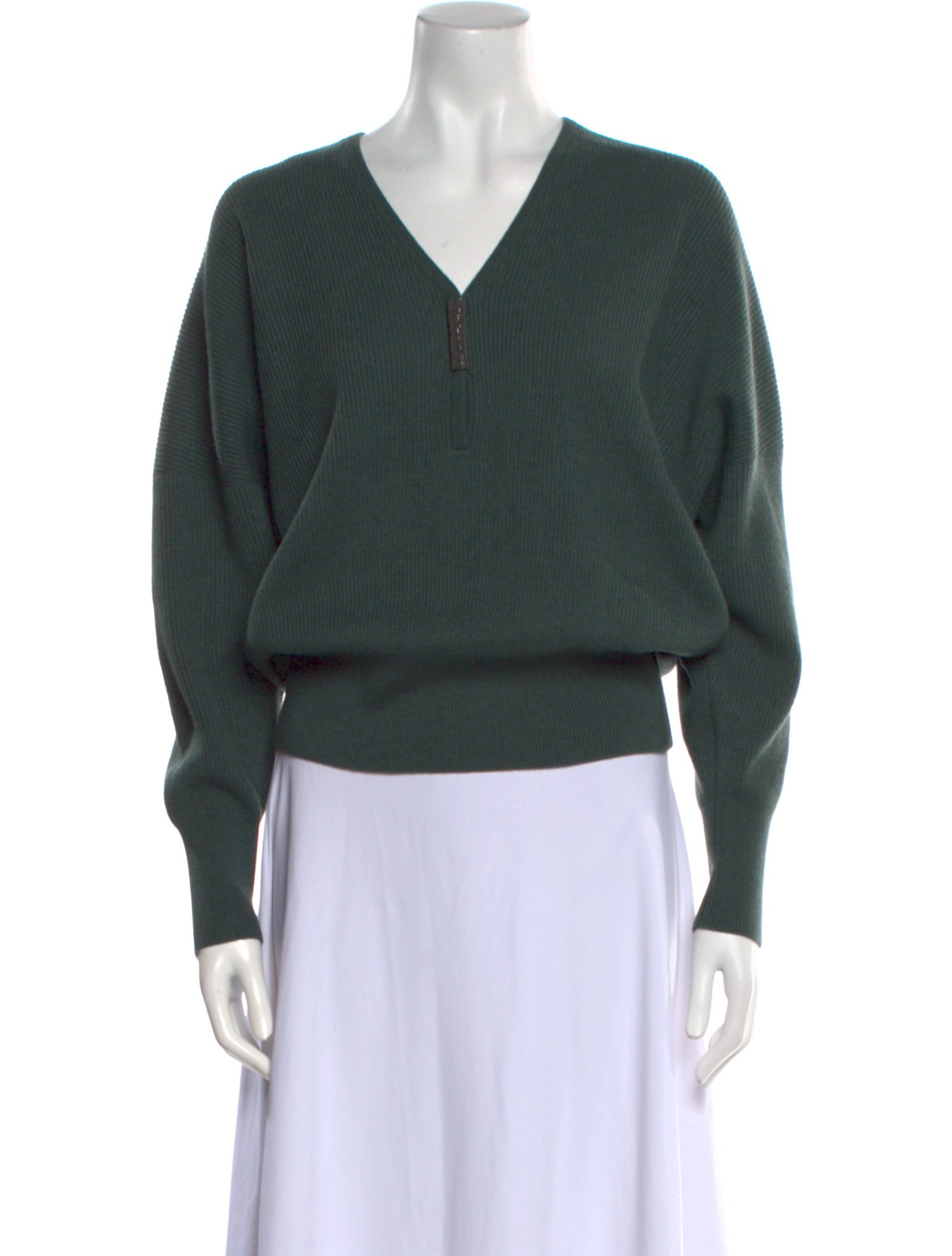 Brunello Cucinelli Cashmere V-Neck Sweater w/ Tags