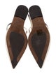 Brunello Cucinelli Leather Slingback Flats
