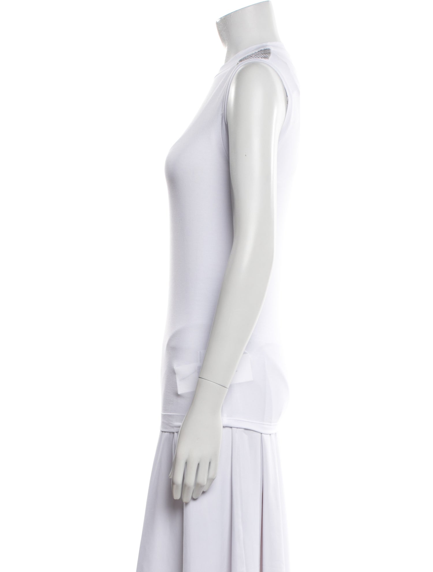 Brunello Cucinelli Crew Neck Sleeveless Top w/ Tags