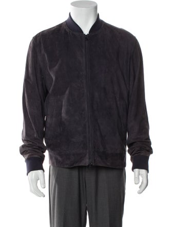 Brunello Cucinelli Leather Bomber Jacket