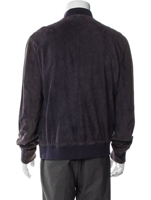 Brunello Cucinelli Leather Bomber Jacket