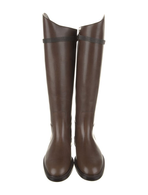 Brunello Cucinelli Leather Riding Boots
