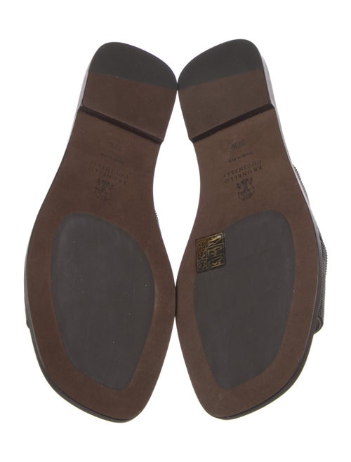 Brunello Cucinelli Suede Slides