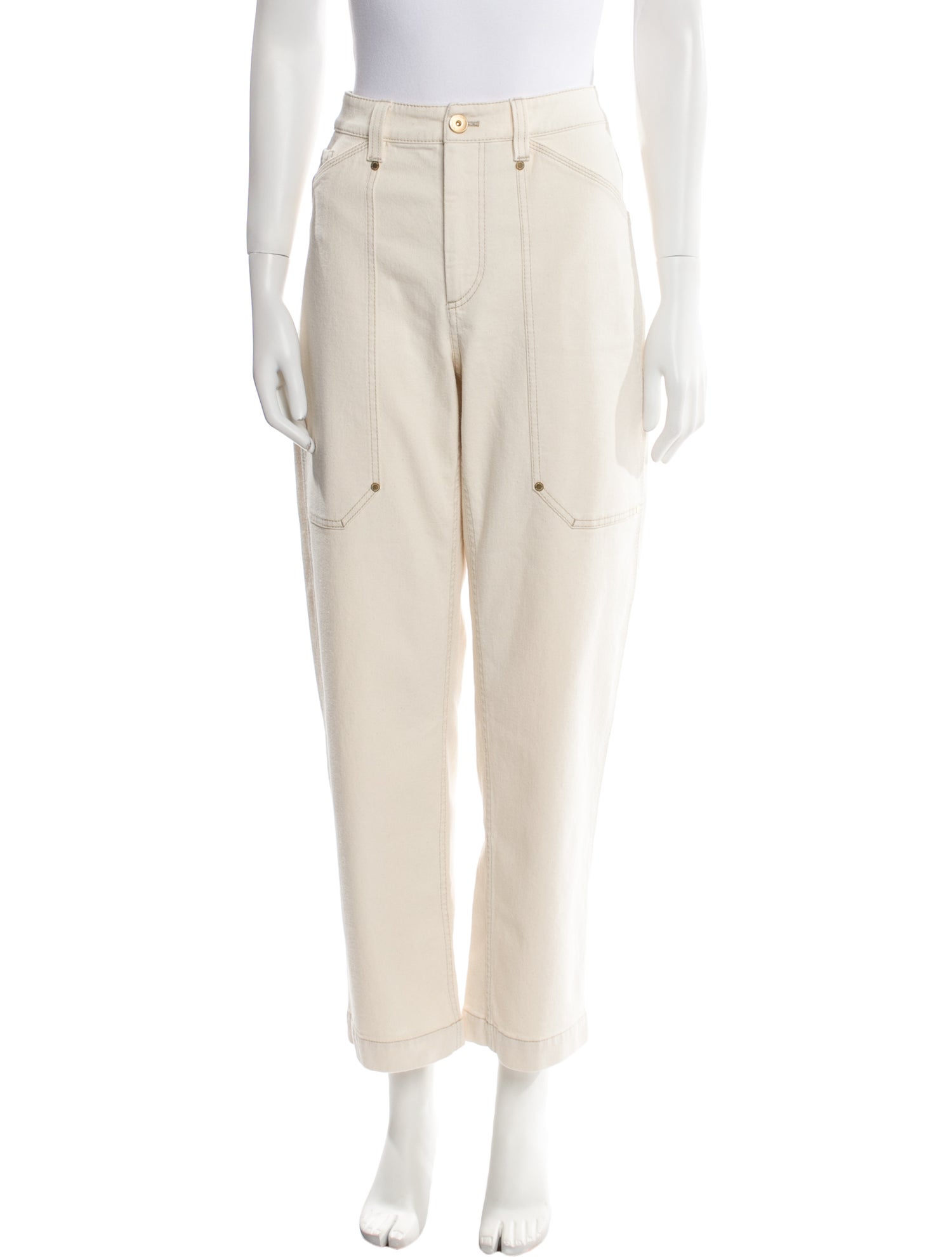 Brunello Cucinelli Mid-Rise Straight Leg Jeans w/ Tags