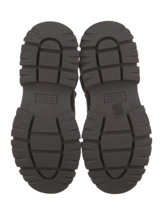 Brunello Cucinelli Suede Colorblock Pattern Combat Boots